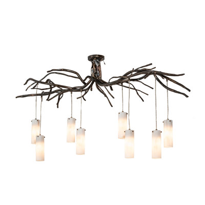 Cilindro 8 - Light Dimmable Geometric Chandelier