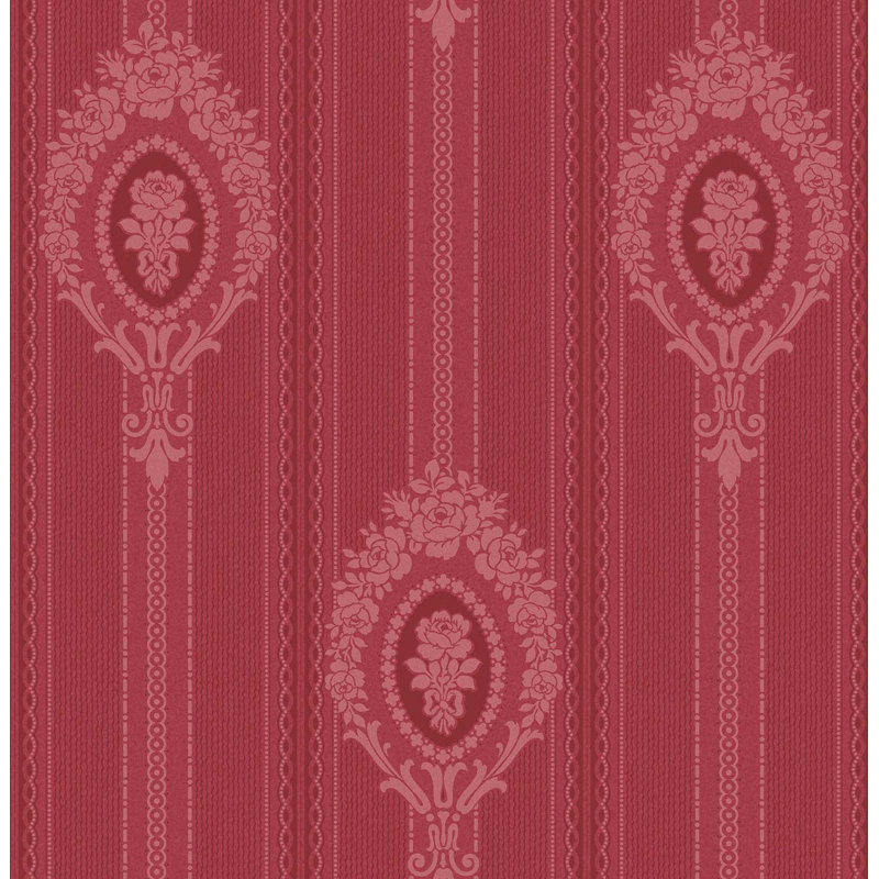 Akershus 10m x 53cm Wallpaper Roll, Red