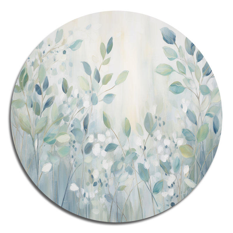 Montmiral - Décoration murale abstraite ronde en métal, H 16 po x l 16 po