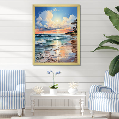 «Coastal Tranquility Horizon I», reproduction sur toile