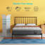 Matelas hybride en mousse viscoélastique 8 pouces-304481466