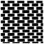 Couvre-lit matelassé noir et blanc à damier toutes tailles-130658907