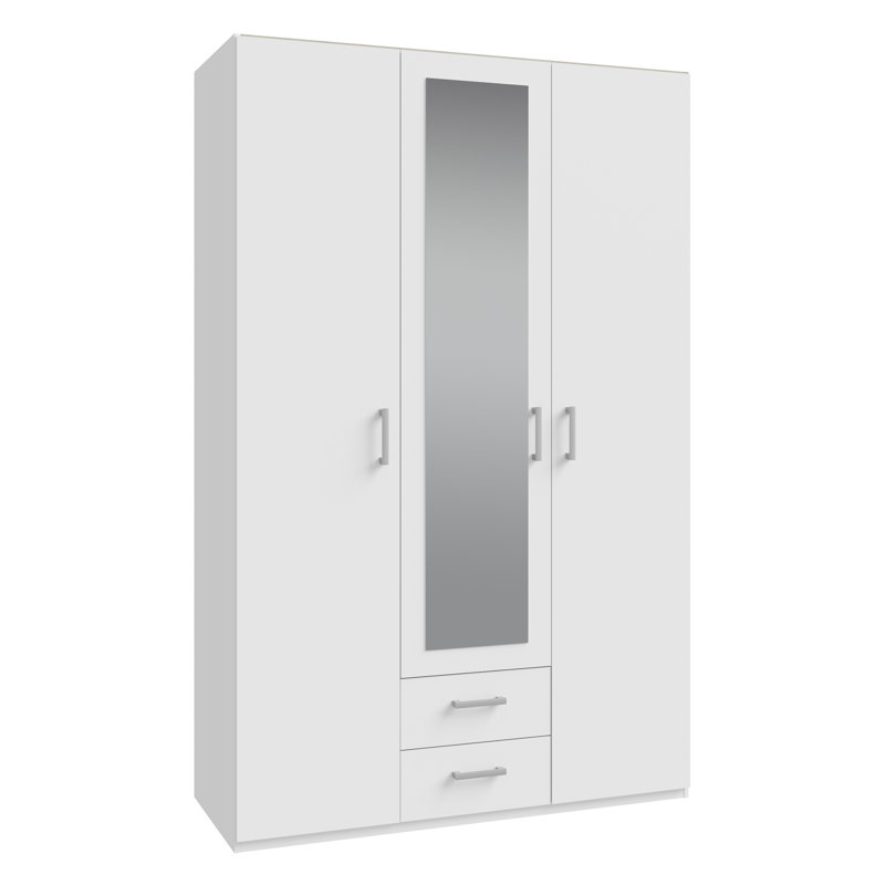 Sugata Manufactured Wood Wardrobe, White