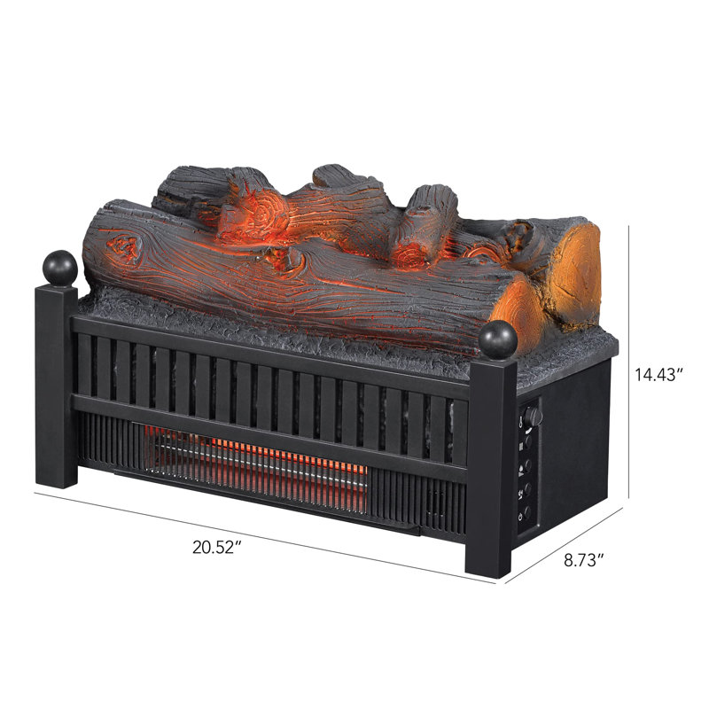 Duraflame 20-In Juniper Infrared Electric Fireplace Log Set with Crackling Sound
