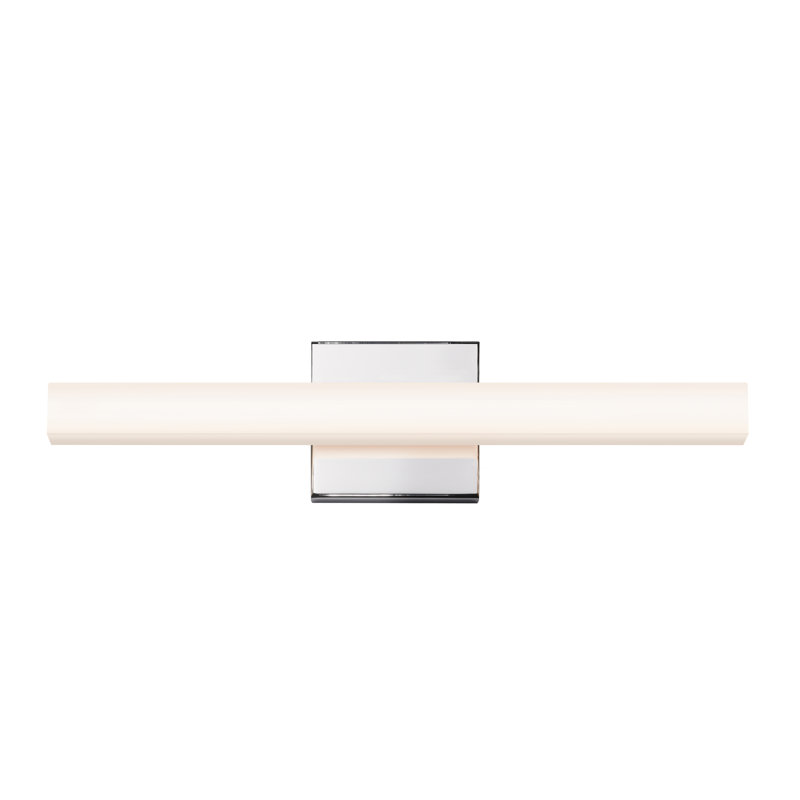 SQ-bar 1 - Light LED Bath Bar, Polished Chrome