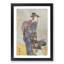 Fourth Iwai Hanshiro by Katsukawa Shunsho - Picture Frame Painting Print-55620783-55620782