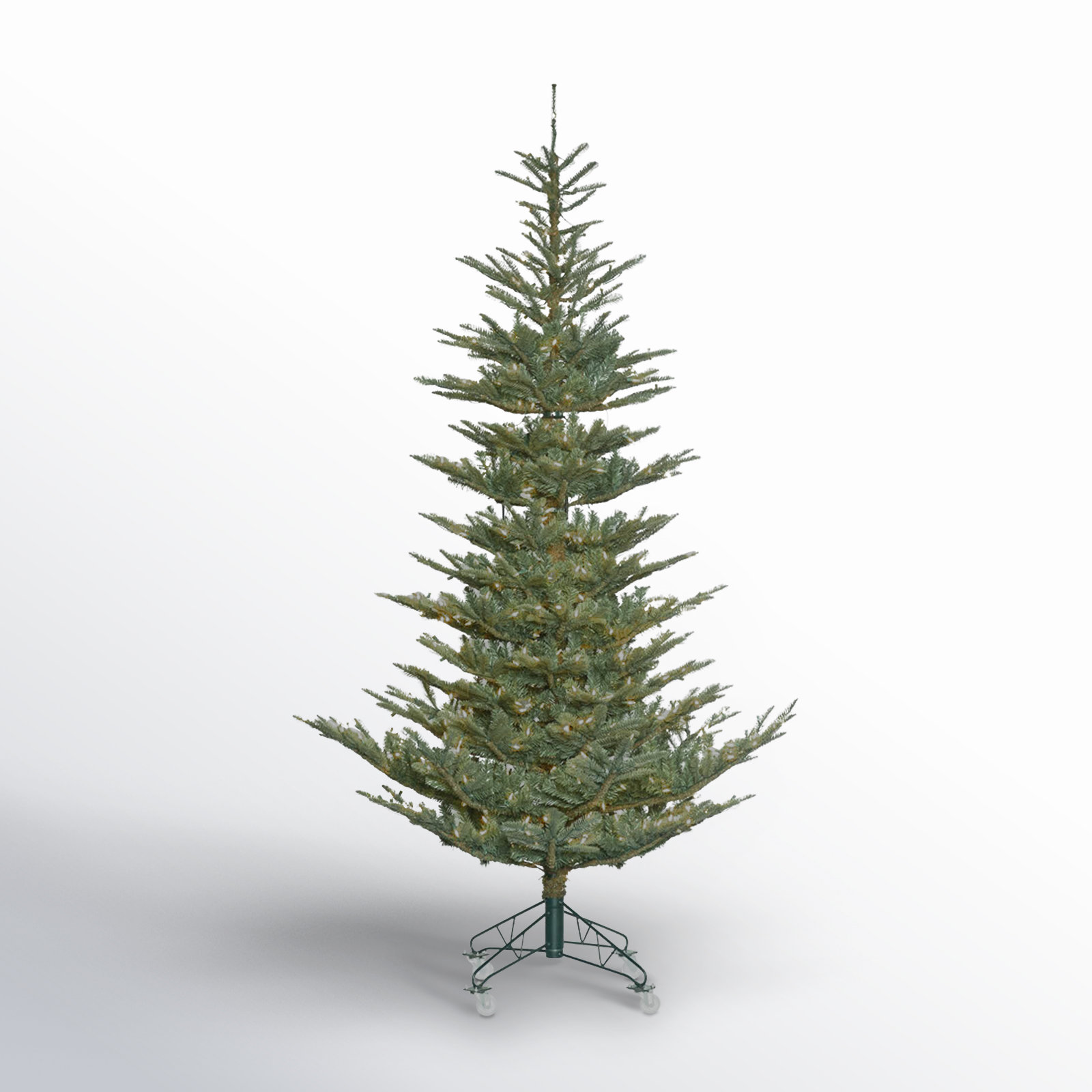 Alberta Blue Pre-Lit Spruce Christmas Tree, 6' H