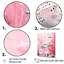 Monochromes roses et blancs avec des poissons rampants I - reproduction sur toile-583656073-788881986