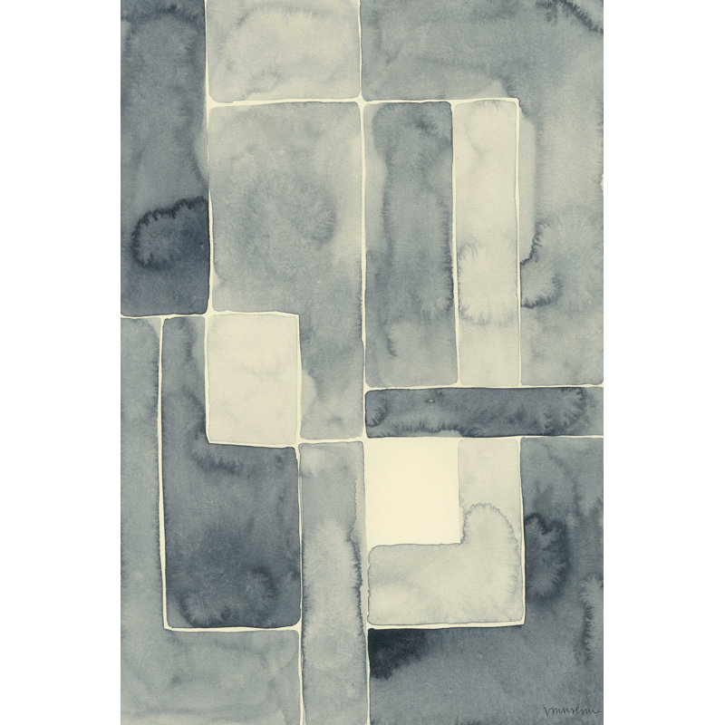 «Blockade I» par Vanna Lam - reproduction d'art sur toile tendue, H 18 po x l 12 po