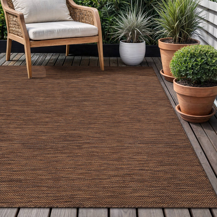 Brown Indoor/Outdoor Rug