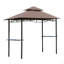 Abri de barbecue avec double toit, auvent extérieur pour barbecue