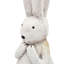 Lapin en magnésium texturé blanc avec détails dorés subtils-959968471