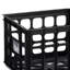 Contenant pour caisse de lait en plastique robuste noir Sterilite-95387938-95387939