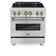ZLINE Autograph 30" Legacy Dual Fuel Range w/ 4 Burners