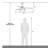 Vaczon 42" 3 - Blade Modern Ceiling Fan with Light Kit and Pull Chain