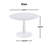 Round Dining Table (White)