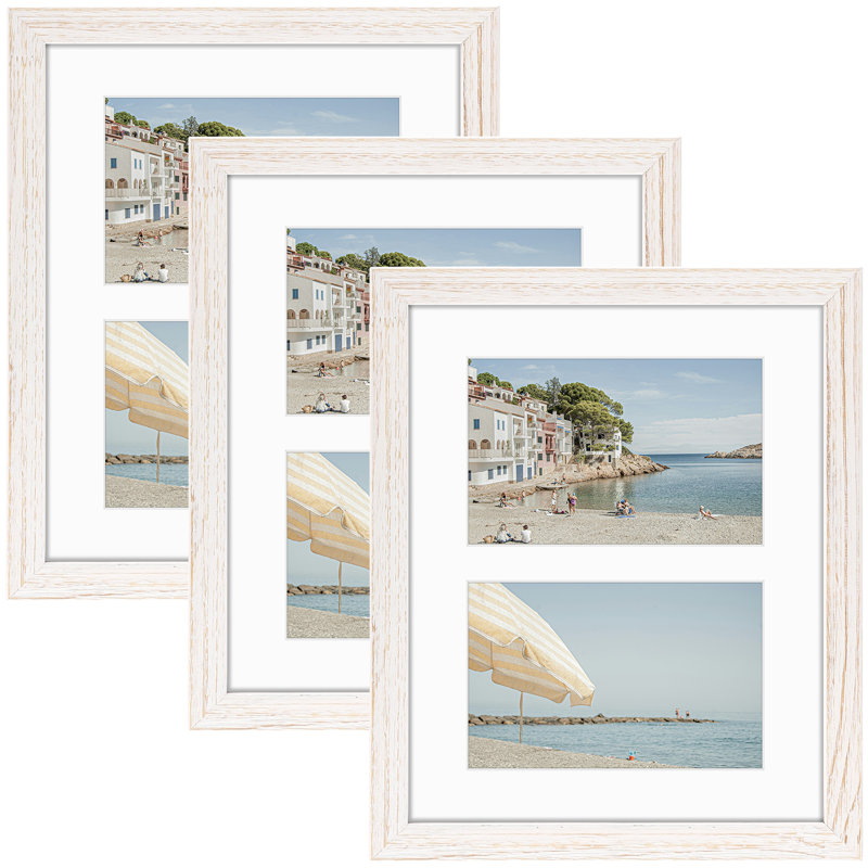 Cadre photo en bois collage, Beige
