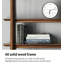 Bibliothèque moderne en bois massif Minimalist