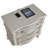 Evangeline Silver Oak 3-Drawer Nightstand with Hexagonal Hardware