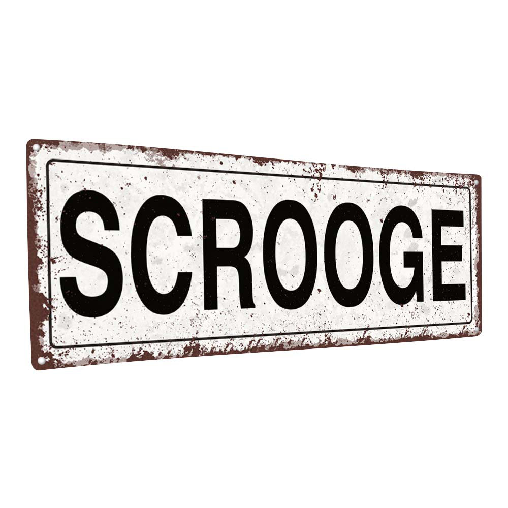 Scrooge Christmas Metal Sign The Holiday Aisle® 
