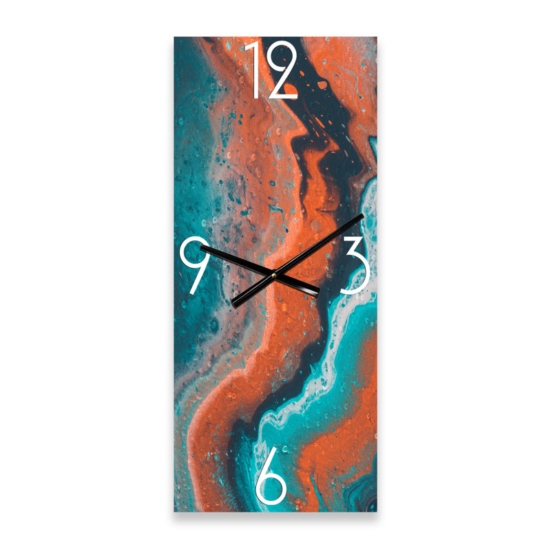 Horloge murale abstraite, Grand