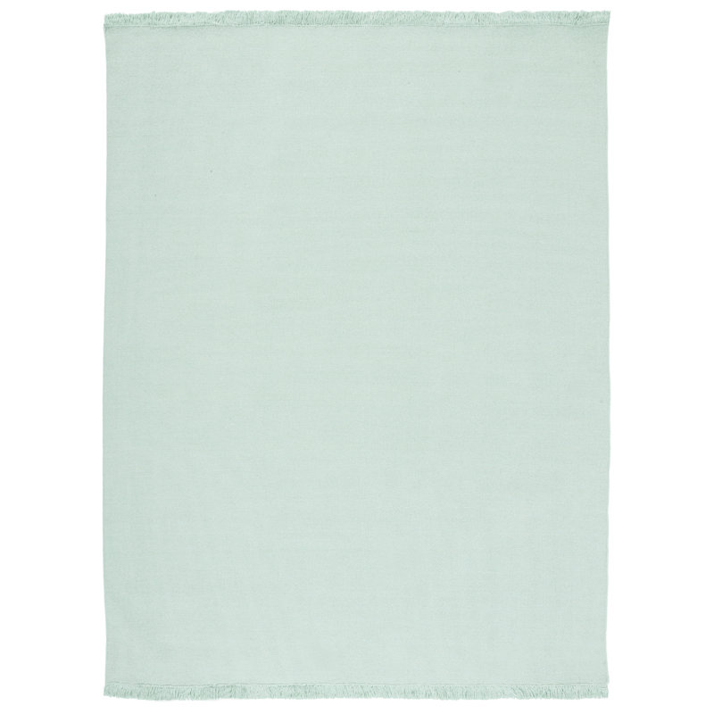 Tapis vert clair en laine et coton tissé à la main Lauren Ralph Lauren, Rectangle 8 pi x 10 pi