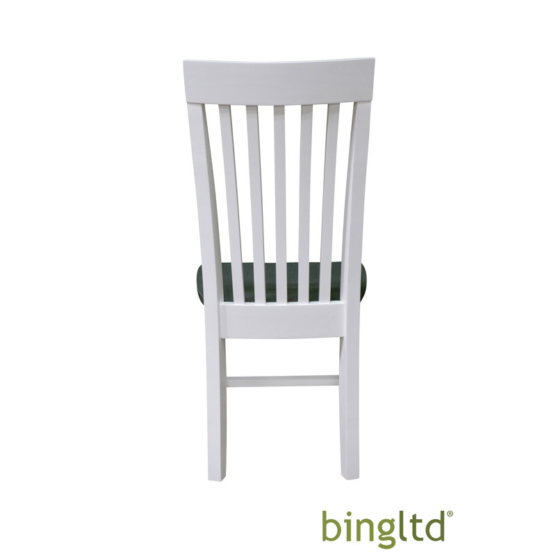 18'' H Solid Wood Side Chair, White