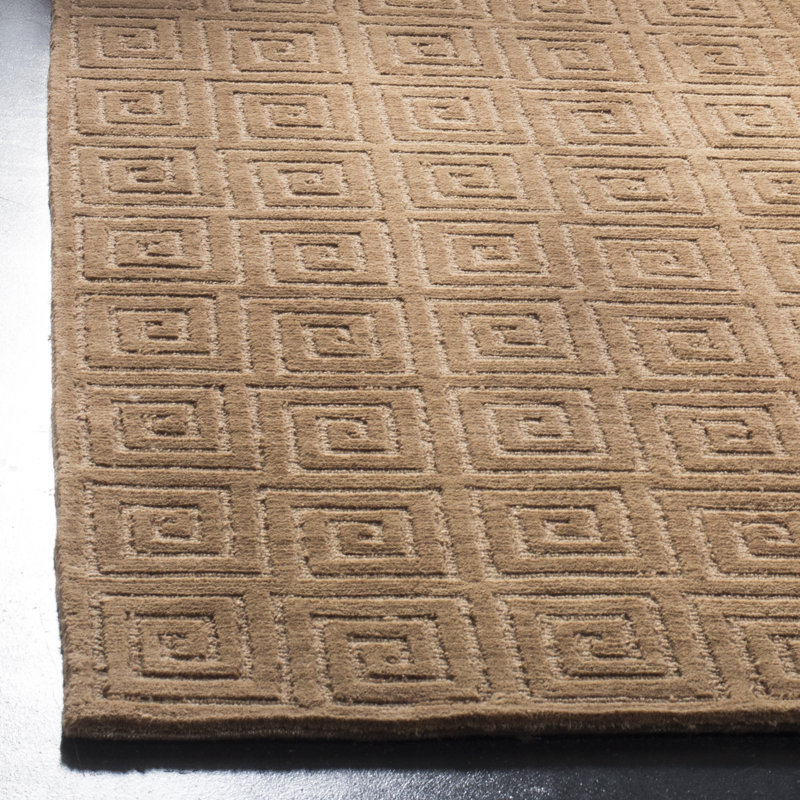Tapis tibétain en laine noué à la main, Rectangle 6 pi x 9 pi