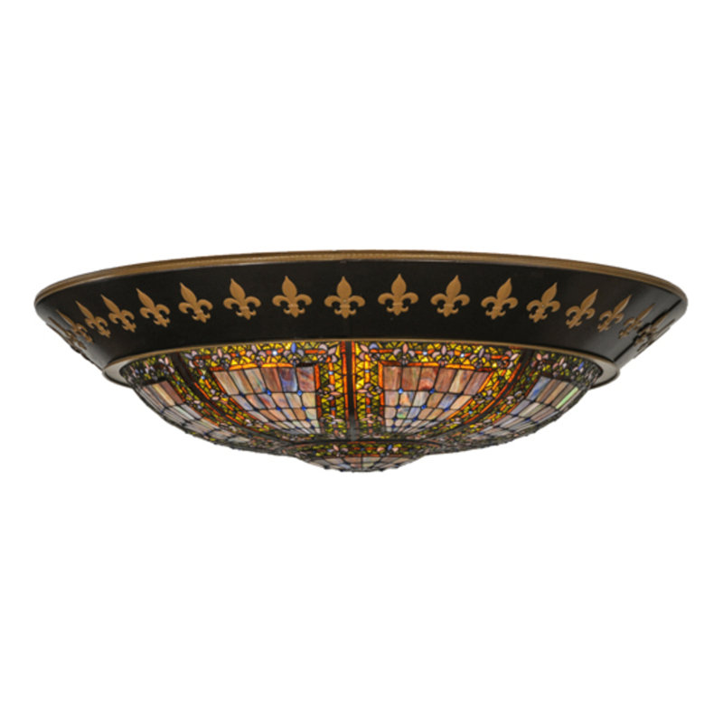 Fleur-de-lis 8 - Light Flush Mount
