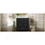 Ensemble de meuble-lavabo moderne avec lavabo 30 po, meuble-lavabo moderne avec porte à fermeture douce et 3 tiroirs, cadre en bois (noir)