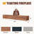 48" Rustic Wood Fireplace Mantel , Wall-Mounted & Floating Shelf For Home Decor-125784104