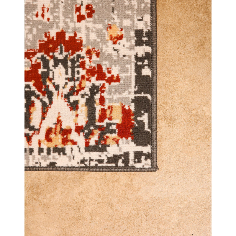Ikat Indoor Rug, Rectangle 2' x 4'