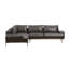 Largo Top Grain Leather Sectional