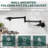 Wall Mounted Pot Filler With Double Handle In Oil Rubbed Bronze-125347134