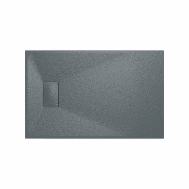 Bozidar W 32mm D Rectangle Shower Tray, 110cm H x 70cm W x 3.2cm D, Anthracite