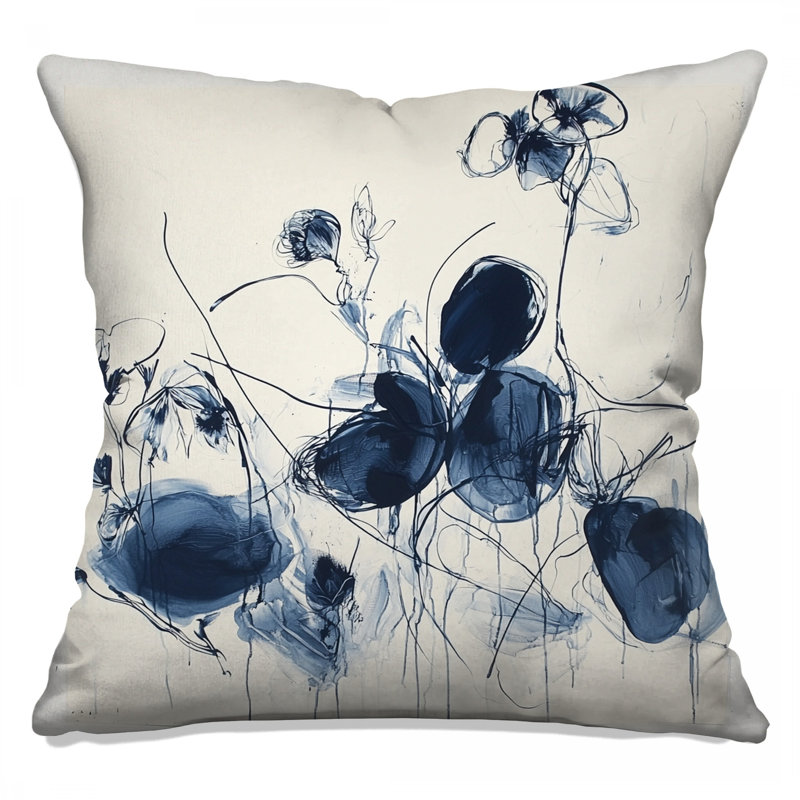 Coussin Floral, 26 po x 26 po