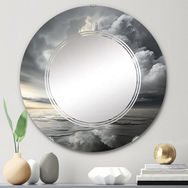 Miroir mural Det, 24 po x 24 po