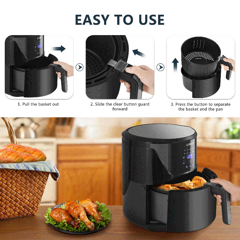 WOLTU 7L Air Fryer Oven, Black