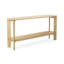 Kering Oak Wood Oval Console Table 