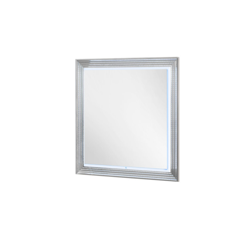 MOON MARBLE MIRROR WITH LED, Marble