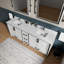 Meuble-lavabo double (armoire seulement)