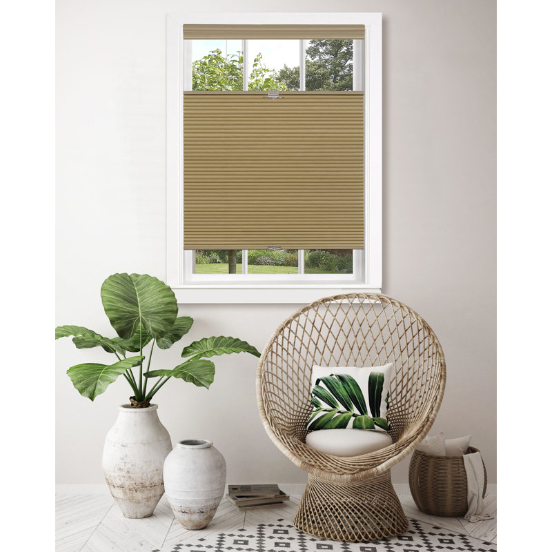 Store alvéolaire semi-diaphane, l 29 po x L 64 po, Blé