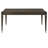 Ash Brown Extension Leaf Dining Table