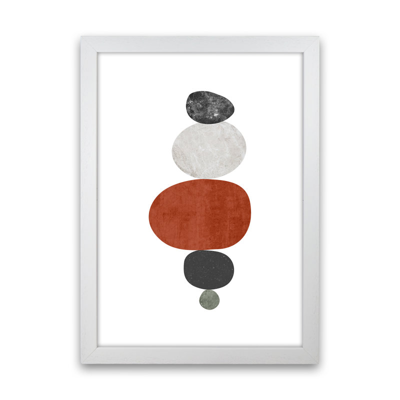 Pebbles IV - Print, 63cm H x 46cm W x 3cm D, Wrapped Canvas