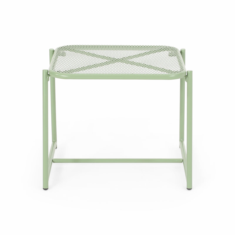 Table d'appoint 15,5 "H pour terrasse, H 16,25 po x l 19,5 po x P 18 po, Vert