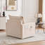 Fauteuil demi-tonneau pivotant de style Mid-Century moderne-1002184372