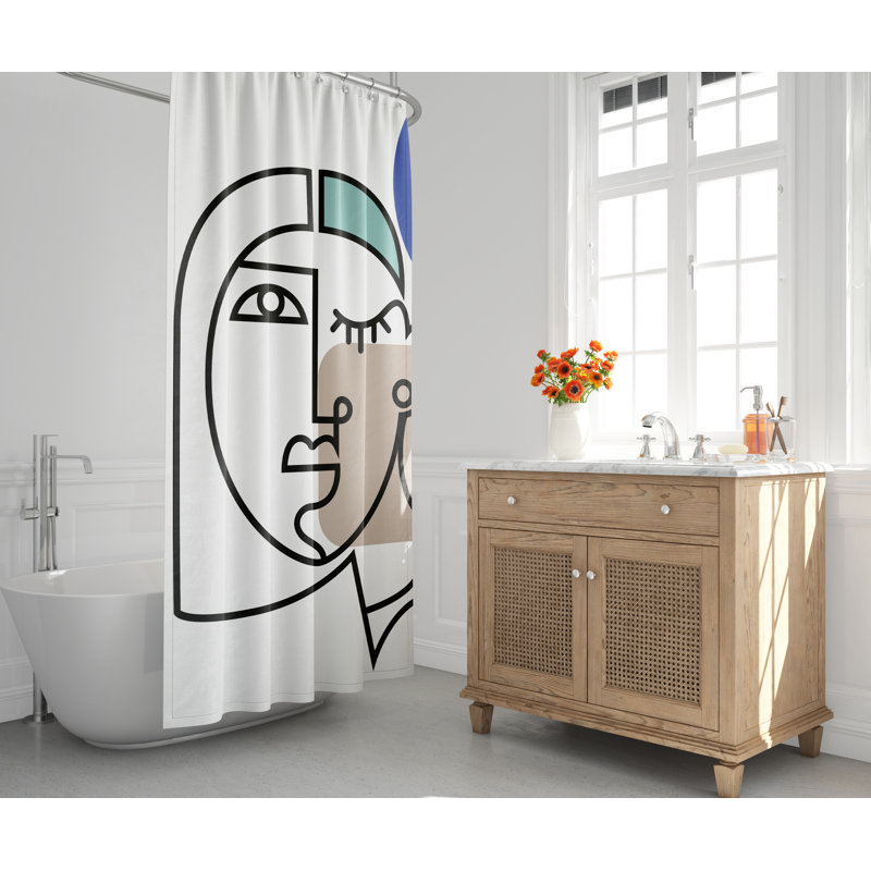 Rideau de douche Mia Mid-Century
