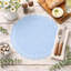 Ensemble de napperons ronds bleu-gris 4 - 15 po-1805743334
