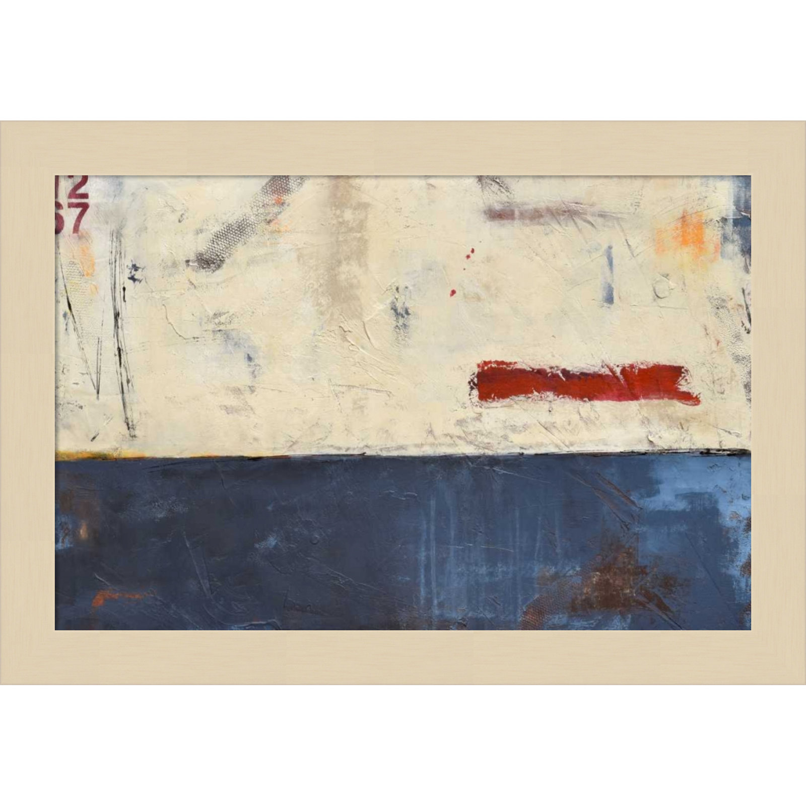 Label 1267 Print by Erin Ashley, Brown, 9" H x 13" W