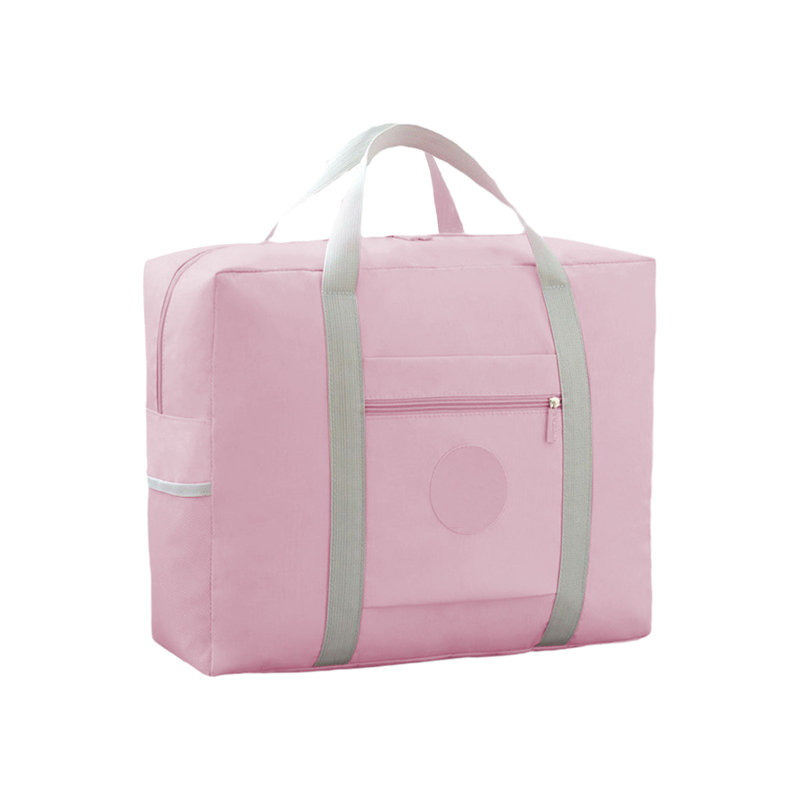  Duffle Bag for Travel, Foldable Travel Tote Bags for Men Women, Lightweight & Water Resistant Carry on Weekender Duffel Bag (Pink)